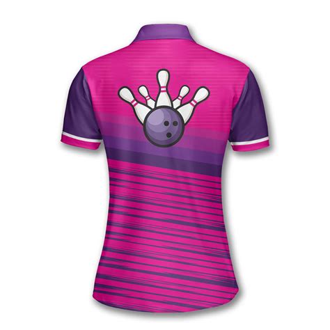 Bowling Purple Pink Custom Bowling Shirts for Women - Primesty