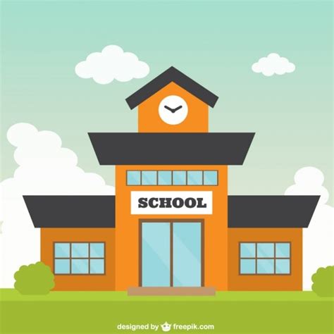 School Vector Image