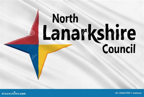 Flag of North Lanarkshire Council of Scotland, United Kingdom of Stock ...