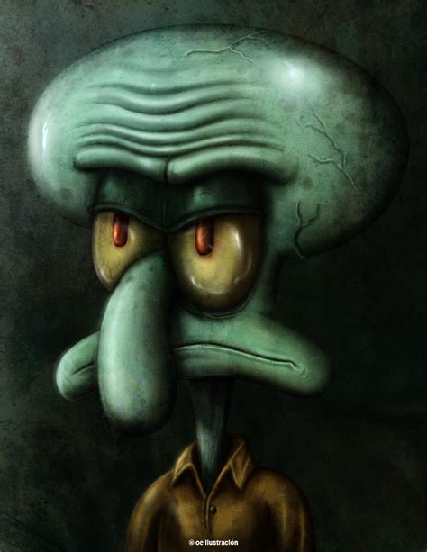 Squidward Tentacles by Fluorescentteddy on DeviantArt