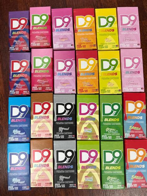 D9-HI Delta 9 Premium Cartridge Blends – My Delta-8 Store