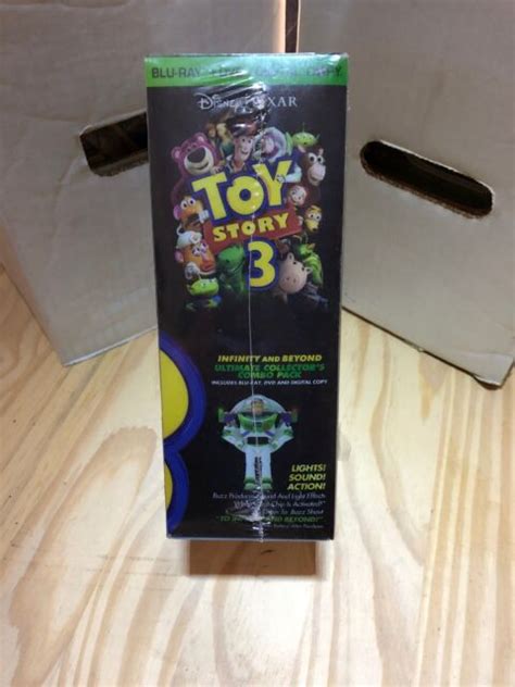 Toy Story 3 (Blu-ray/DVD, Digital HD, 2010, 4-Disc) NEW Target w/Buzz Lightyear | eBay