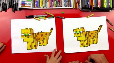 Learn how to draw a Minecraft Ocelot with us! All you need is something to draw with and some ...