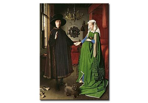 Tableau déco The Portrait of Giovanni (?) Arnolfini and his Wife ...