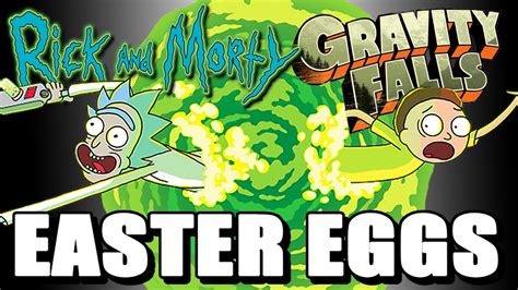 Rick and Morty | Gravity Falls Easter Eggs - YouTube