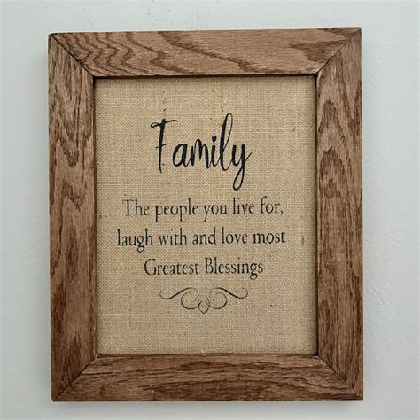 Family Quote Signs - Etsy