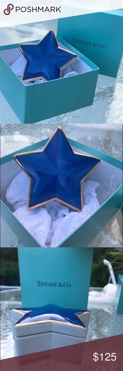 RARE Tiffany & Co. Star Porcelain Keepsake Box | Tiffany blue box, Tiffany & co., Keepsake boxes