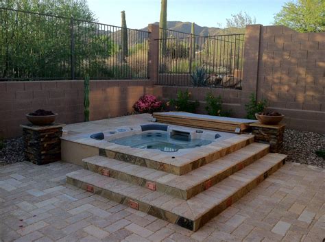 Hot Tub Above Ground | Backyard Design Ideas