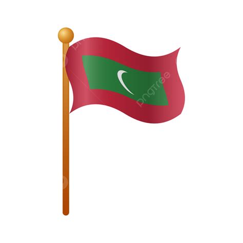 Maldives Flag, Maldives, Flag, Maldives Day PNG and Vector with Transparent Background for Free ...