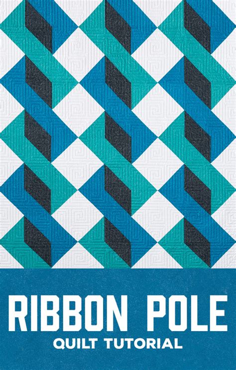 Ribbon Pole Quilt – Man Sewing