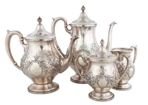 Four Piece Sterling Silver Tea Set | Cottone Auctions