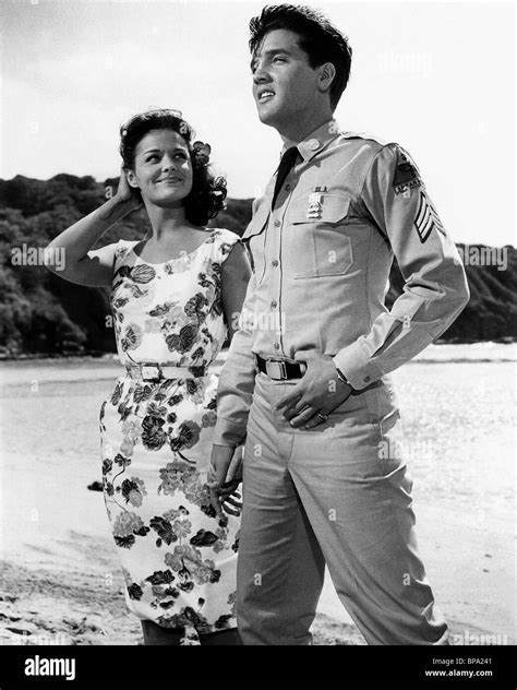 Elvis Presley Blue Hawaii Black and White Stock Photos & Images - Alamy