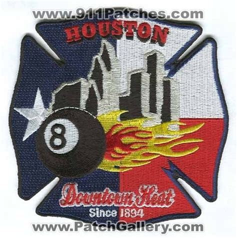 Houston Fire Department Station 8 Patch Texas TX – 911Patches.com