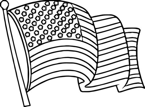 American Flag Coloring Pages - Best Coloring Pages For Kids