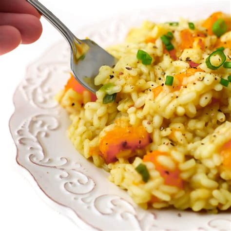 Vegan Butternut Squash Risotto - The Hidden Veggies