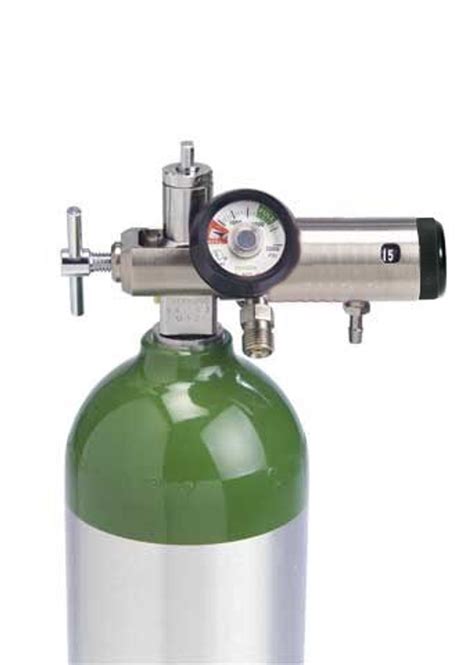 Aluminum Oxygen Regulator - 0-25 LPM (1 Barb) | Live Action Safety