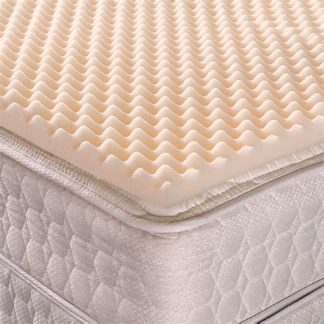 Convoluted Egg Crate Foam Mattress Pads, Traditional Fit - Geneva Healthcare