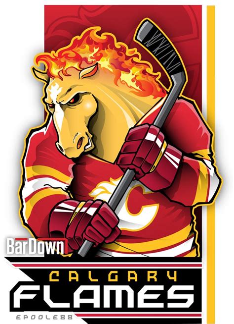 BarDown: NHL Cartoon Mascots: Pacific Division | Hockey sur glace et Hockey