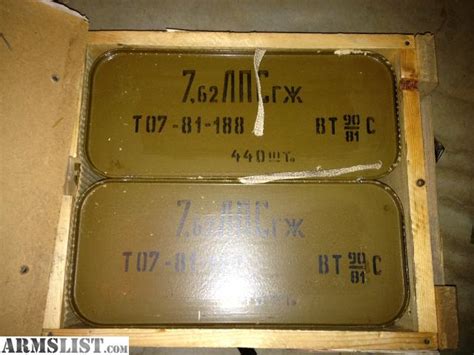 ARMSLIST - For Sale: 7.62x54r Russian Surplus Spam Cans 440 rounds