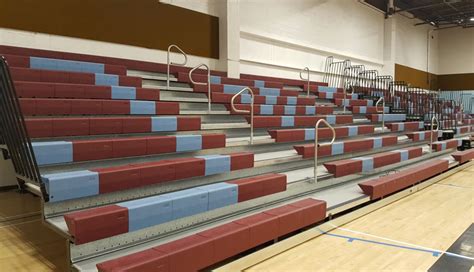 Customized Retractable Bleachers for JMA Armstrong High School