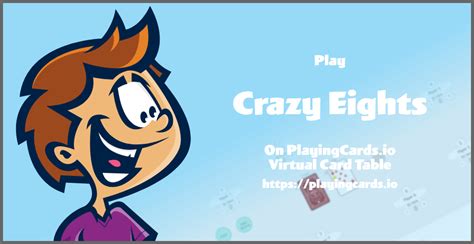 Multiplayer Crazy Eights online - PlayingCards.io