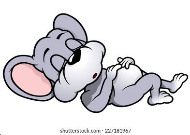 Sleeping Mouse Cartoon Illustration Vector Stock Vector (Royalty Free) 227181967 | Shutterstock