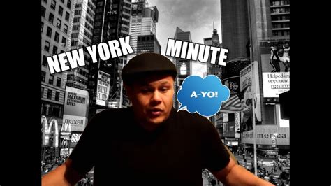 New York Accent: A New York Minute (New Series) - YouTube