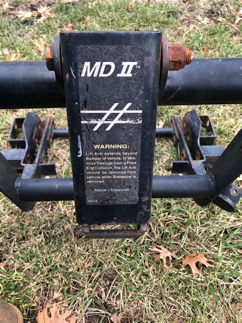 Meyer Diamond MK 2 snow plow mounting frame and pump lift mount | eBay