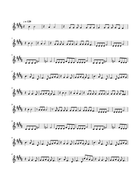 Imagine Dragons - Birds B Flat Sheet music for Voice (other) (Solo) | Musescore.com