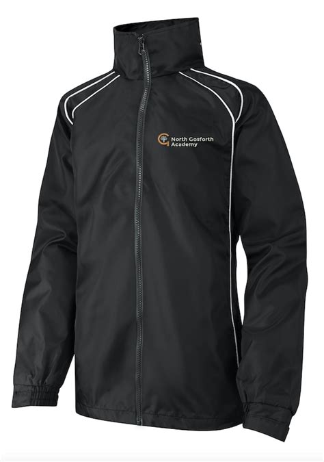 North Gosforth Academy Outdoor Black Fleece Jacket with Logo (Compulsory All Years) : Michael ...