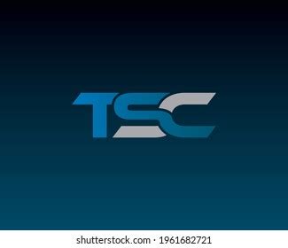 Tsc Typography Logo Vector Template Stock Vector (Royalty Free ...