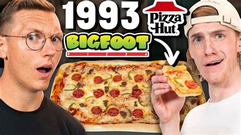 Recreating Pizza Hut's Discontinued Bigfoot Pizza | PAST FOOD - YouTube