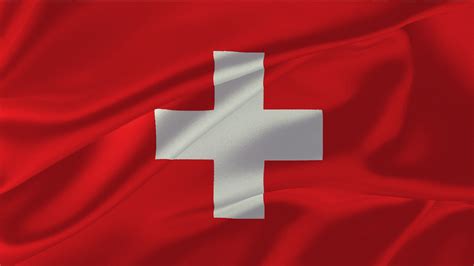 Die Flagge der Schweiz 015 - Hintergrundbild