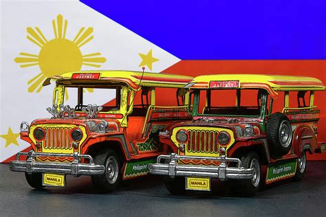 Two Filipino Jeepneys Photograph by Anthony Sacco - Pixels