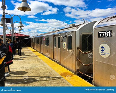 Burnside Avenue Subway Stop in the Bronx NYC Editorial Stock Image ...