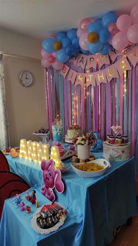 Pin by Adrienne Mcclatchie on party ideas | Blue's clues birthday party, Birthday party themes ...