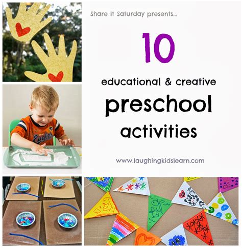 Share It Saturday - 10 educational and creative preschool activities ...