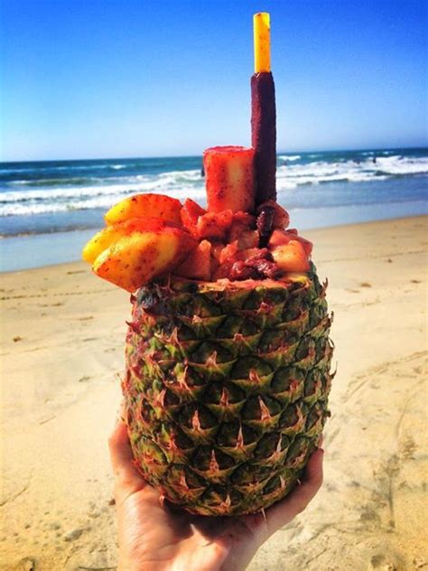 Piña Loca, pineapple at the beach for summer Instagram @kairabianca | Mexican snacks, Cookout ...