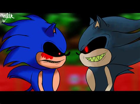 Sonic.exe (+Bratwurst Version) by TheMixelMartist on DeviantArt