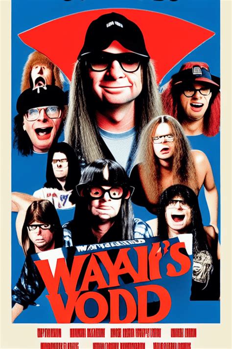 Wayne's World Movie Poster · Creative Fabrica