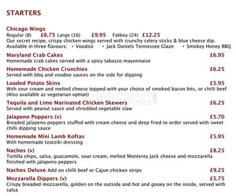 Henry J Beans Menu, Menu for Henry J Beans, Chelsea, London - Zomato UK