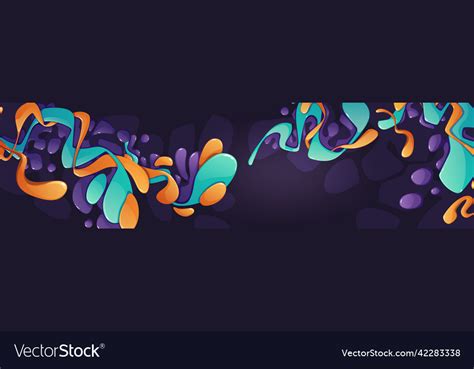 Art exhibition poster with abstract background Vector Image