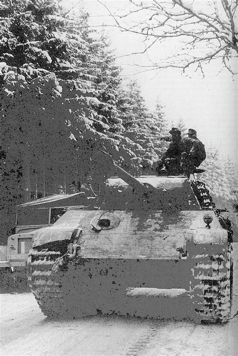 Battle of the Bulge German Panzer tank 1944 color added 2016 Photograph by David Lee Guss - Fine ...