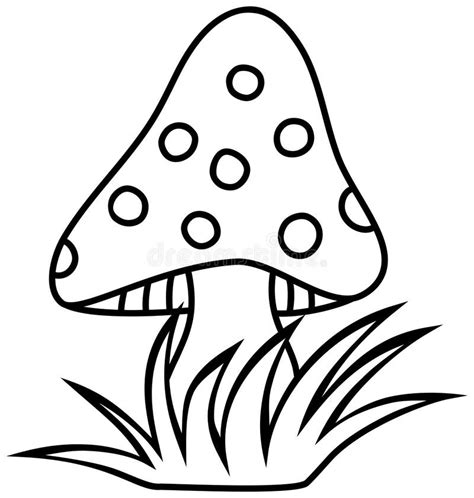 Mushroom Clipart Black And White - Mushroom Free To Use Clip Art 6 ...