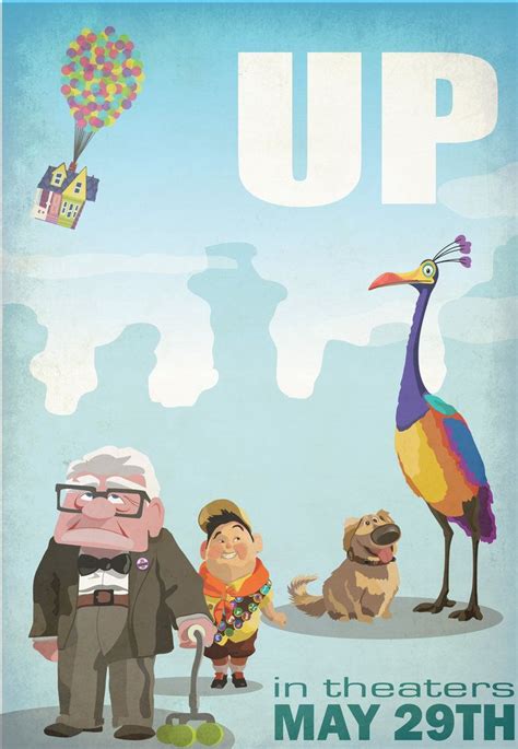 Up Movie Poster - A Heartwarming Adventure