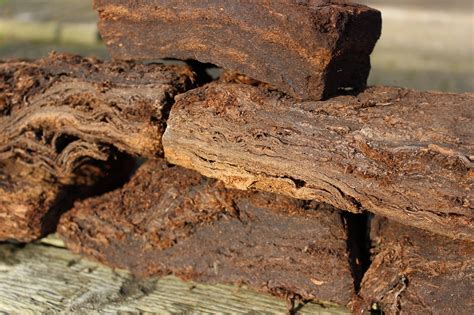 Download free photo of Peat bales,dried,nature,moor,free pictures ...