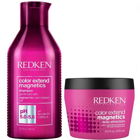 Shampoo Sin Sal para Cabello Teñido 300ml + Mascarilla 250ml Redken ...