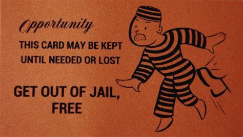 Get Out of Speeding Tickets with a Get Out of Jail Free Card!