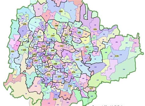 List of BBMP 243 wards numbers , ward names , ward layouts