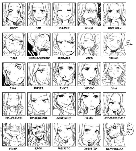 25 expressions practise by loveariddle on DeviantArt | Drawing face ...